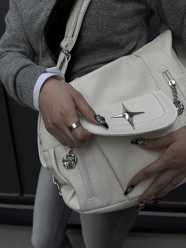 bling two-way white bag 상세 이미지 8