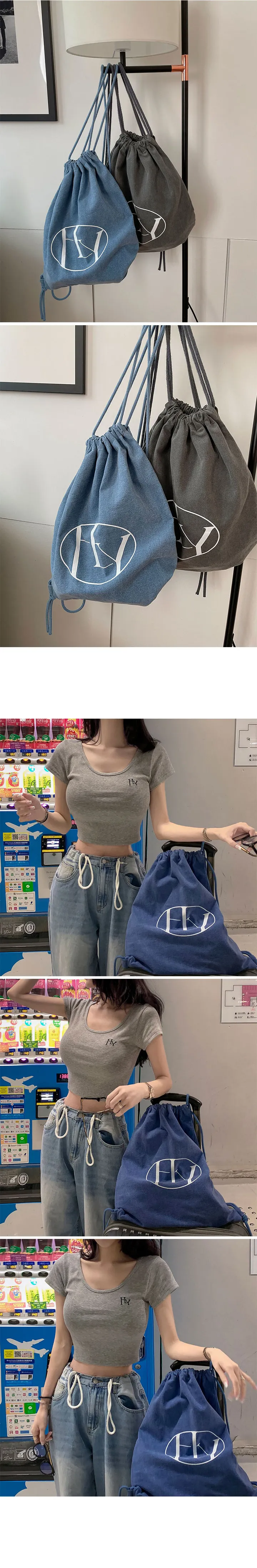 [MADE][데일리/여행가방!] 피그먼트 홀리 복조리백 보부상백 백팩 상세 이미지 9