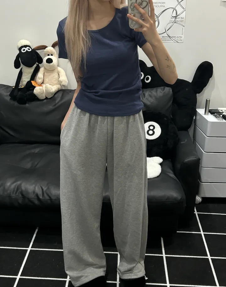 [🎀누적판매 2천장🎀] Butter slimfit u-neck short sleeve T 버터 슬림핏 유넥 반팔티 상세 이미지 26