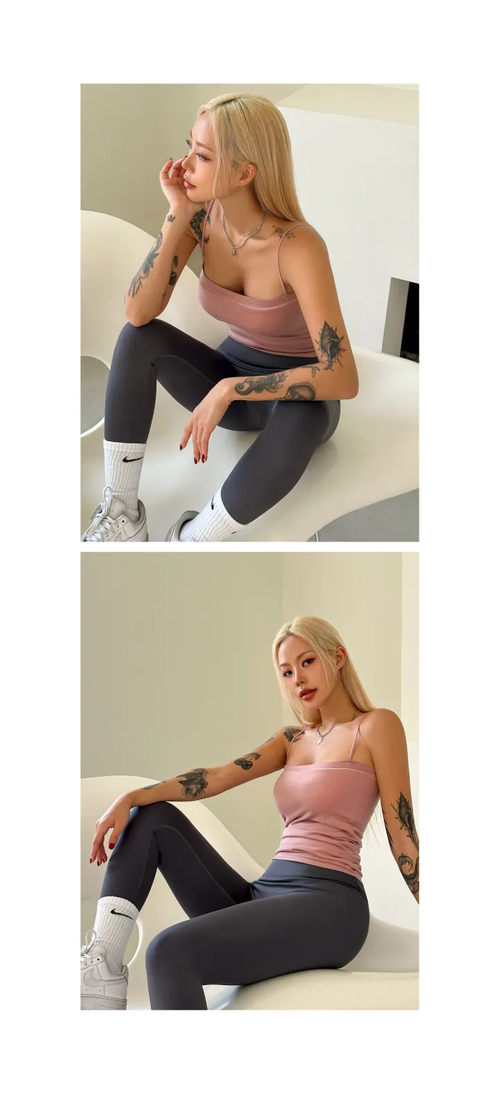 잘라입는 압축 레깅스 – 4color 상세 이미지 28