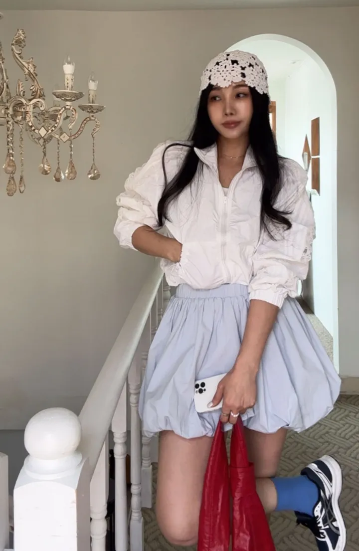 간절기 화이트레이스라인점퍼 상세 이미지 30