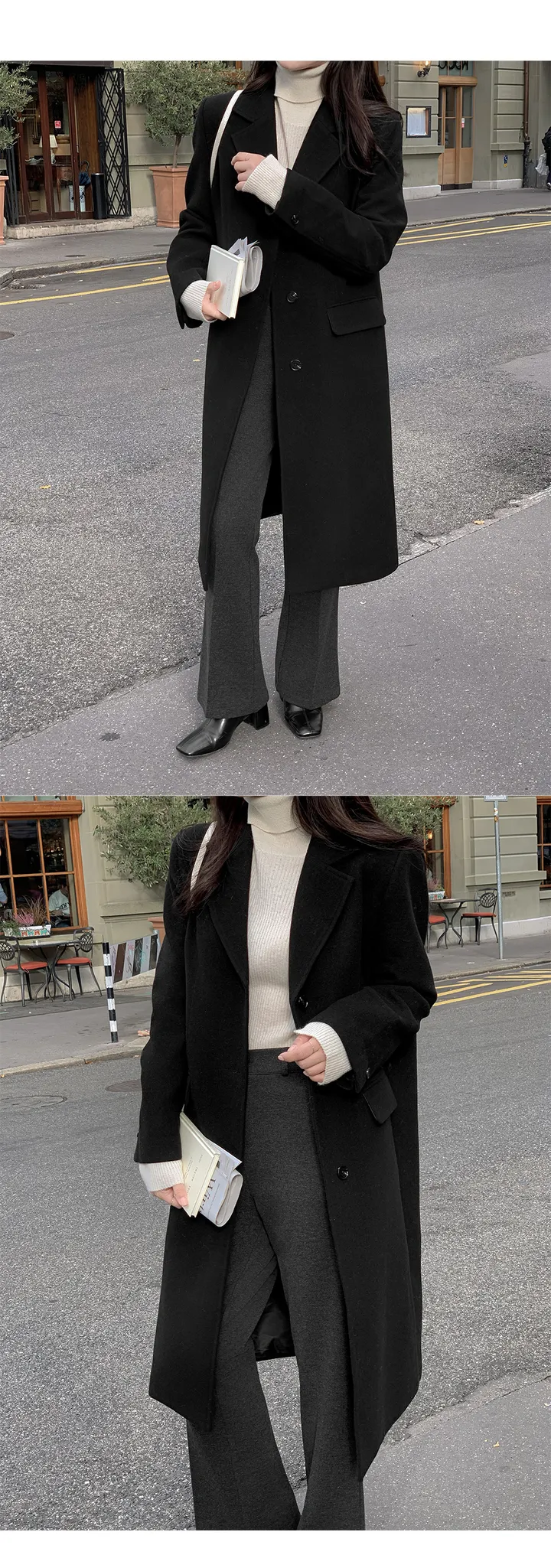 [자체제작/2천장돌파!/S-XL]프레이 스텐카라 탄탄 싱글 롱 코트 상세 이미지 73