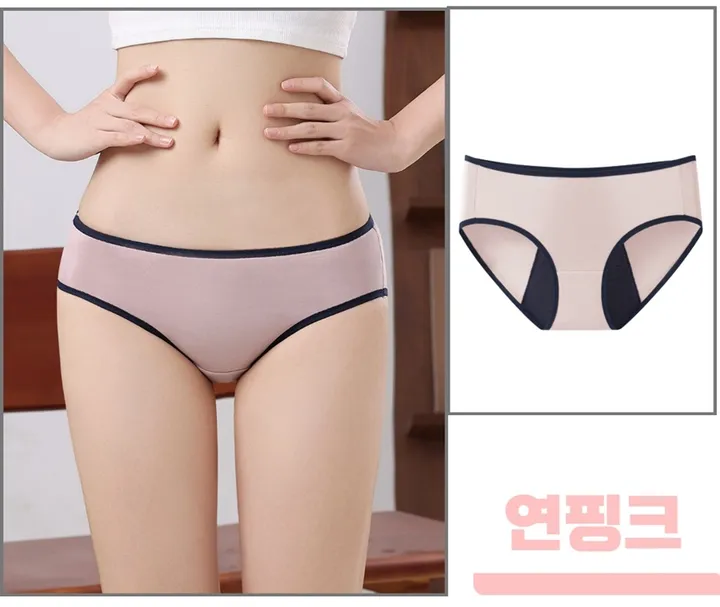 [3장초특가🎁/당일출고/90-110호] 빅사이즈 샘방지 면스판 위생팬티 안심 생리팬티 위생속옷 상세 이미지 30