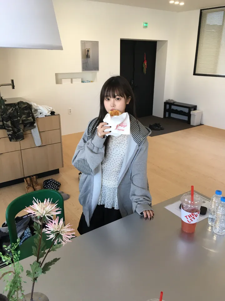 (*주문폭주 입고지연*)(2 color) 체크 패치 투웨이 후드집업 상세 이미지 3