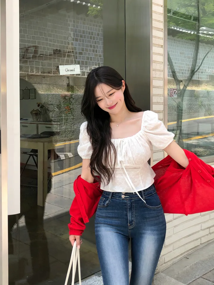 [살안타템/여름까지-] 애플 린넨 브이넥 가디건 (10color) 상세 이미지 11