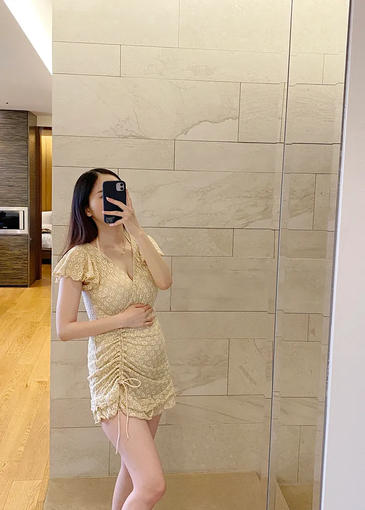 [3size] 데이지 플라워 빅사이즈 모노키니 원피스 수영복 만삭 임산부 태교여행 임부복 상세 이미지 5
