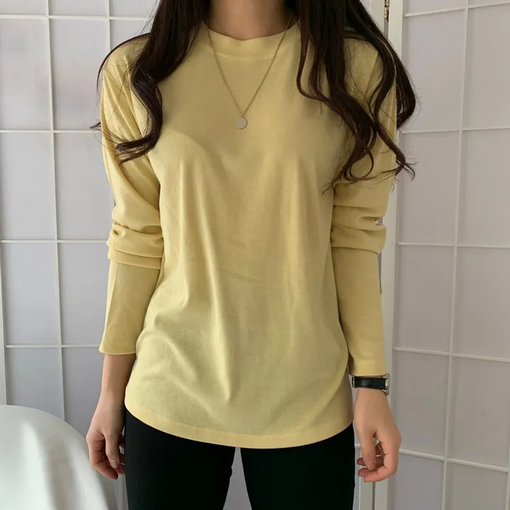 해질걱정 절대없는 베이글 긴팔티셔츠 5col 상세 이미지 16