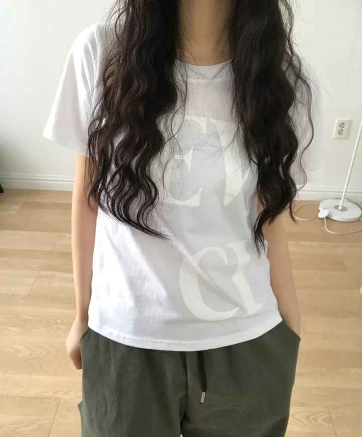 newy semi crop tee [2color] 상세 이미지 3