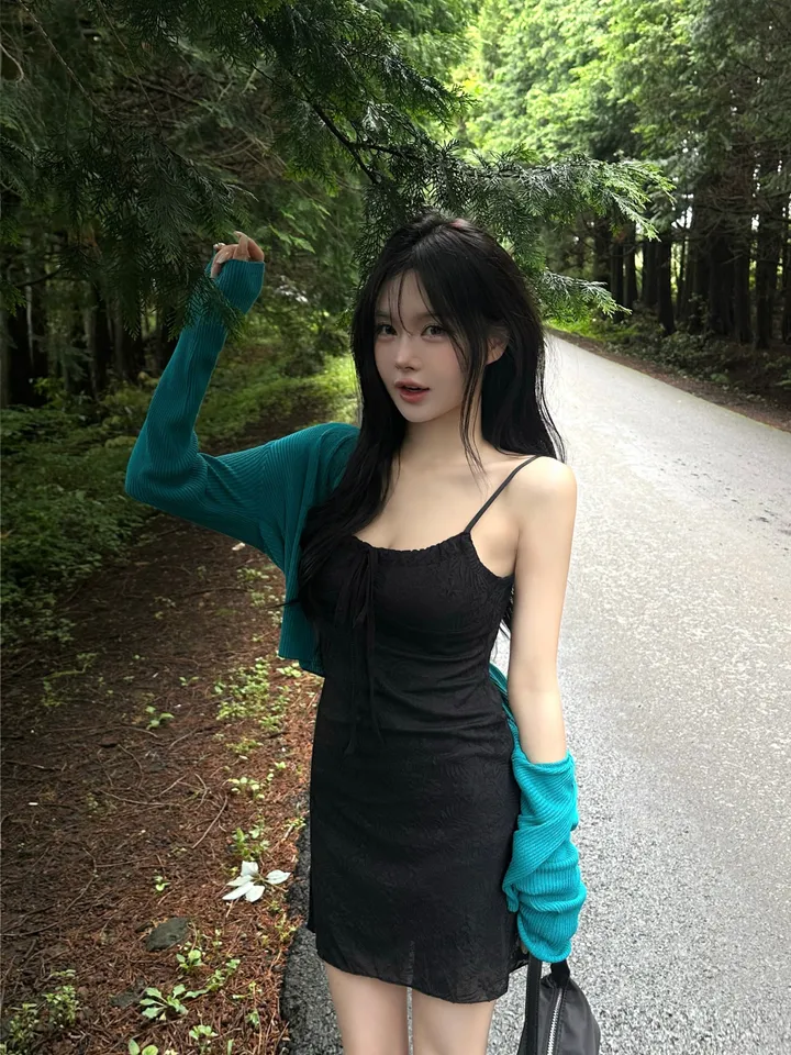 드레스 모델 착용 이미지-S1L58