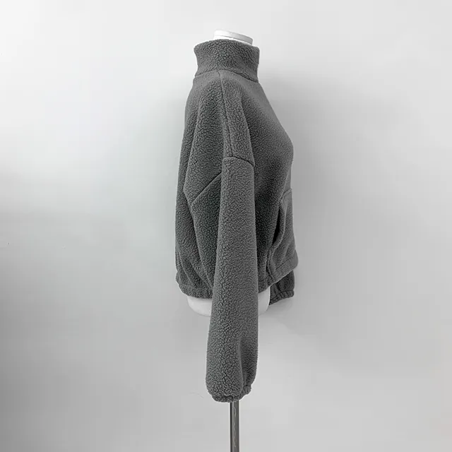[가성비최고/3col] 앤디 루즈핏 양털 후리스 크롭 집업 / 플리스집업 / 최저가보장 / 크롭후리스 / 양털집업 / 하이넥집업 / 가격실화 / 도톰폭닥 / 뽀글이 / 방한템 상세 이미지 44