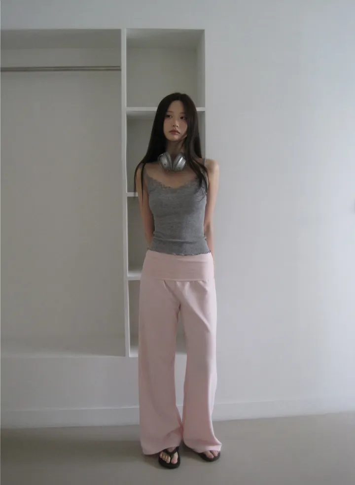 민소매 모델 착용 이미지-S1L33
