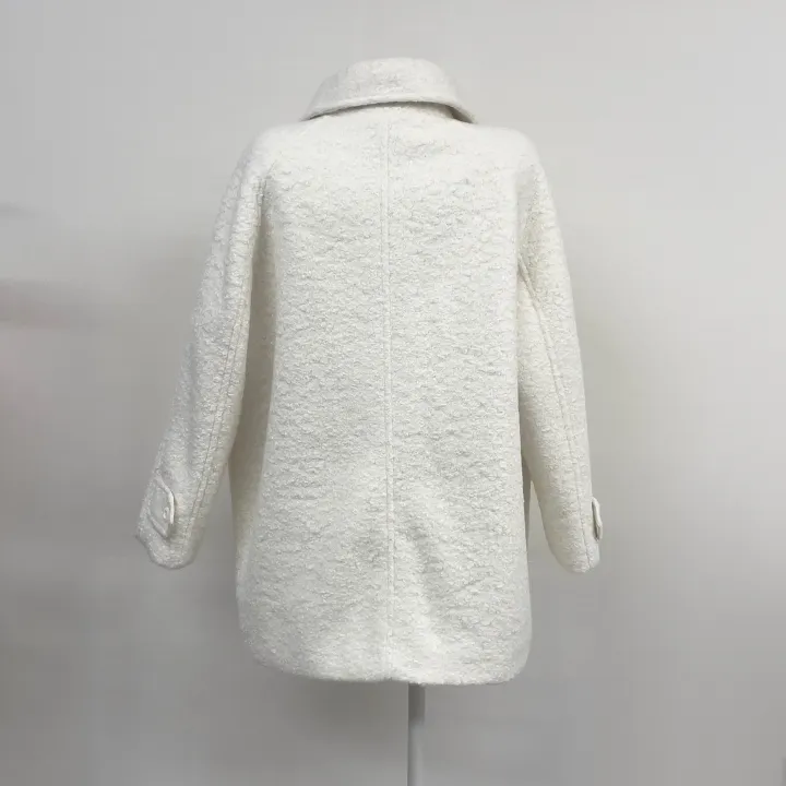 [울 40%][누빔안감] 페이버 부클 오버핏 하프 코트 하객룩 (3 color) 상세 이미지 31
