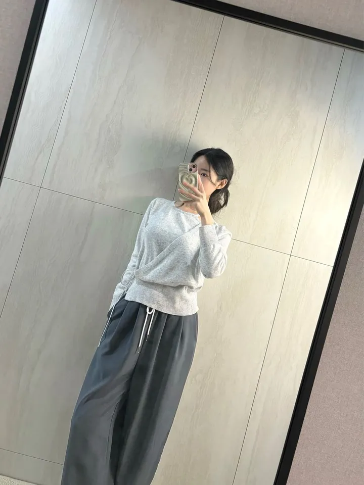 이브 여리 언발 끈 랩 가디건 *랩가디건, 끈가디건 상세 이미지 10