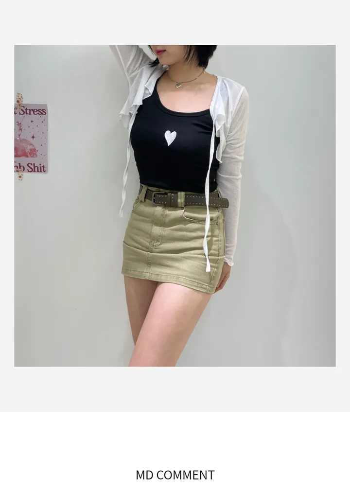 🚀당일출고/기획특가 [데일리/여리핏/러블리] 볼레로 리본 크롭 가디건 - 5color C186 상세 이미지 1