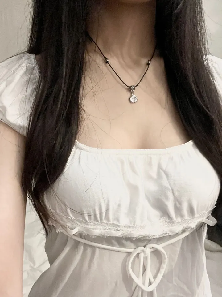 [자체제작] Hawaii flower Vintage Necklace 매듭 목걸이 상세 이미지 13