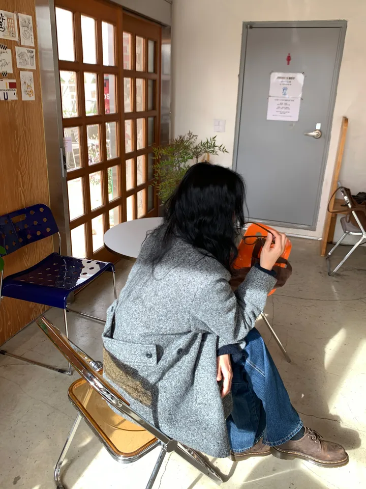 멜드 터틀넥 하프 더블 코트 상세 이미지 30