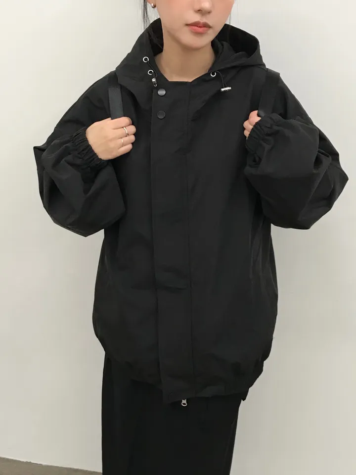 [인기🩶/간절기 아우터] 몬코 나일론 투웨이 바람막이 후드 윈드브레이커 자켓 (2color) 상세 이미지 19