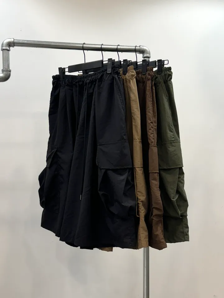 (누적 1000장)(4COLOR) 빅포켓 나일론 8부 카고팬츠 (카고반바지, 여름반바지, 8부팬츠, 와이드반바지, 카고하프팬츠, 나일론팬츠) 상세 이미지 62