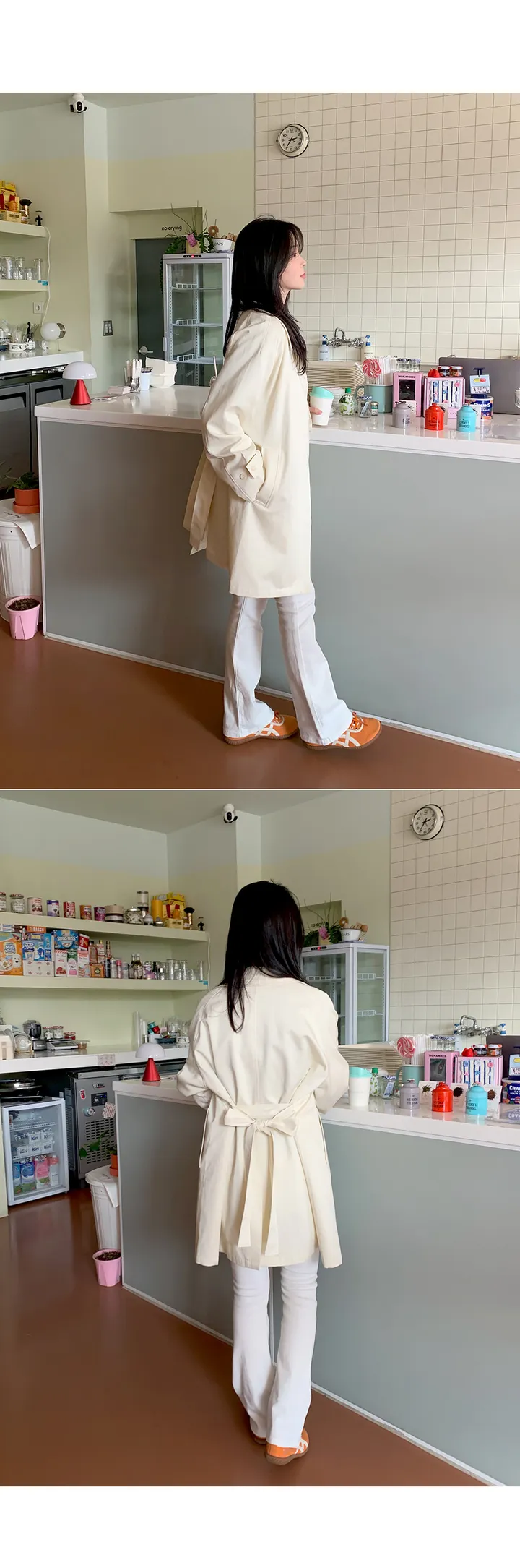 [간절기필수!베이직한♥]밀스래글런하프트렌치CT 상세 이미지 23