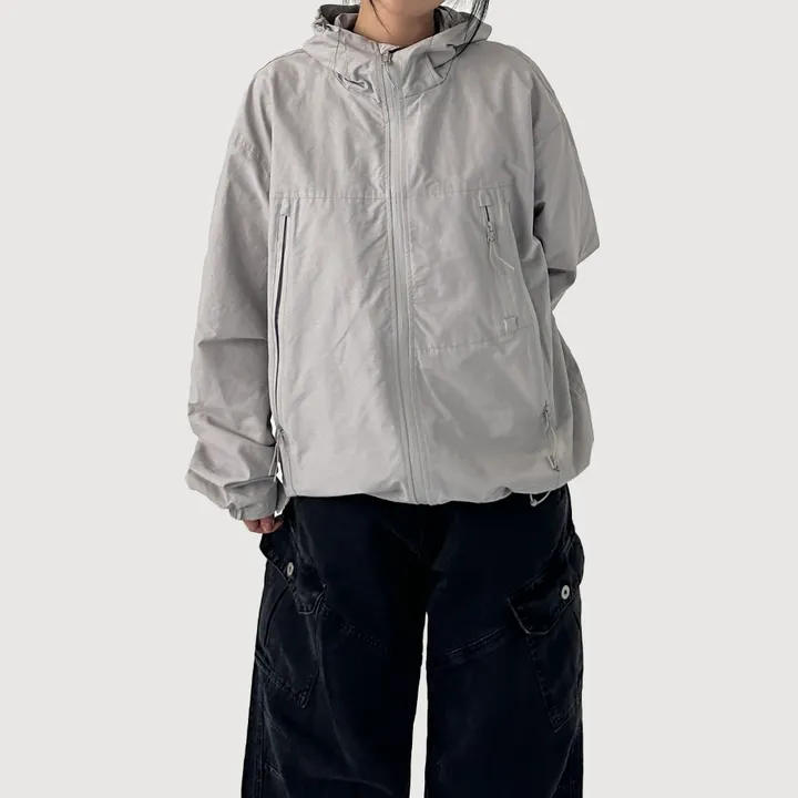 [오버핏,퀄보장/UNISEX] 케이 파스텔 후드 바람막이 (3color) 상세 이미지 22