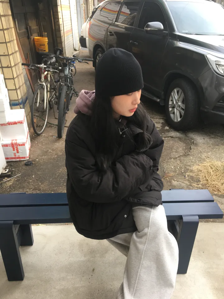 빈티지 하프 패딩 야상 상세 이미지 3