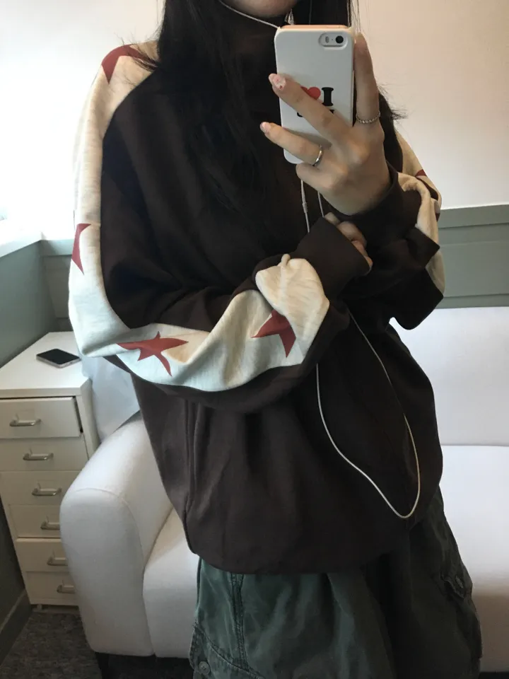 Hosi star printing Hood zip-up 호시 별 프린팅 후드집업 3color 상세 이미지 11