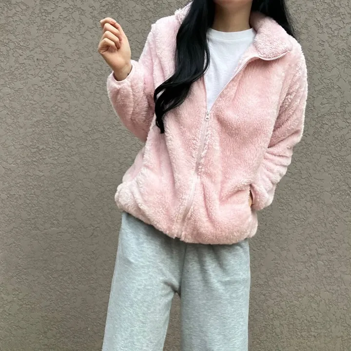 [효자템/세일] 💗양털 플리스 후리스 집업 커플 남여 공용 3color 상세 이미지 15
