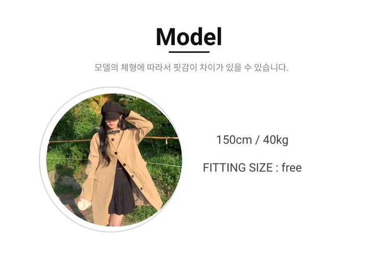 하이넥 버클 미디 트렌치코트 야상 코튼 후드자켓 -JK 상세 이미지 44