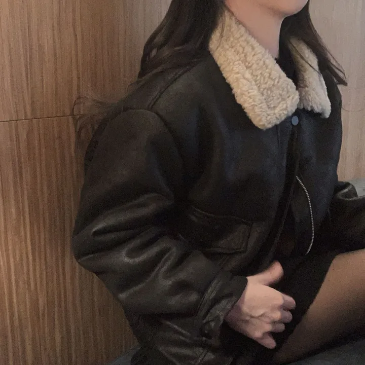 [양털안감🖤/겨울무스탕]고급빈티지무드, 소프트 스웨이드 양털 무스탕 점퍼 자켓 상세 이미지 34