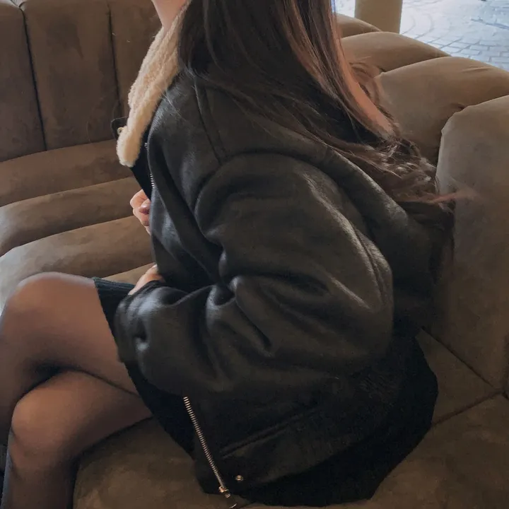[양털안감🖤/겨울무스탕]고급빈티지무드, 소프트 스웨이드 양털 무스탕 점퍼 자켓 상세 이미지 22