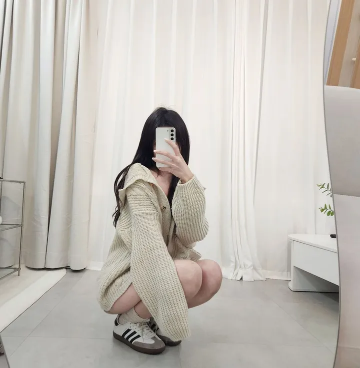 떡볶이단추 빅후드아방핏가디건 루즈핏가디건 봄가디건 간절기가디건 상세 이미지 11