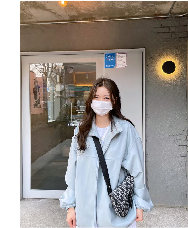 [주문폭주/MADE] 남녀공용 로제 오버핏 레더자켓 상세 이미지 120
