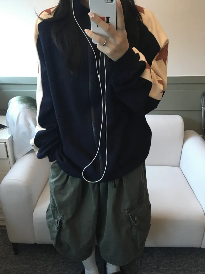 Hosi star printing Hood zip-up 호시 별 프린팅 후드집업 3color 상세 이미지 23