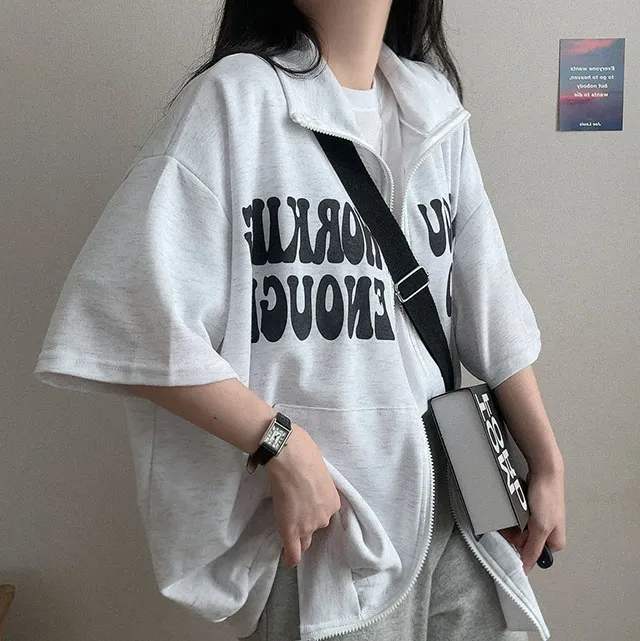 [여름아우터!/박시핏] 핏예쁜, 반팔 워킹 아노락 집업 (3color) 상세 이미지 15