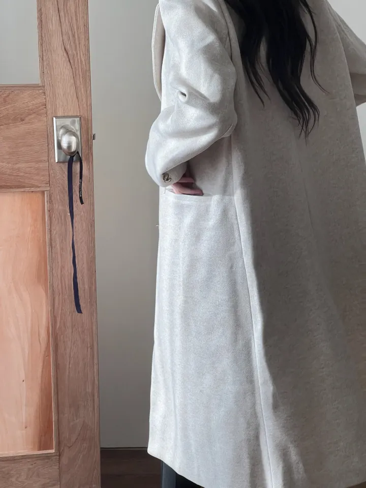 [핏보장/백화점퀄리티 베이직 슬림핏 롱코트 2color 상세 이미지 15