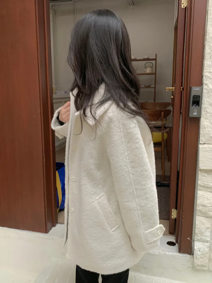 [안감누빔]테이퍼 부클 하프코트*베이지 당일발송 상세 이미지 65