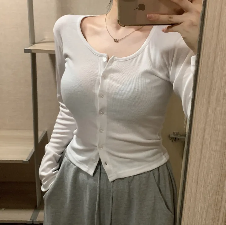 *[-3kg]슬림핏 가디건 티셔츠 상세 이미지 12
