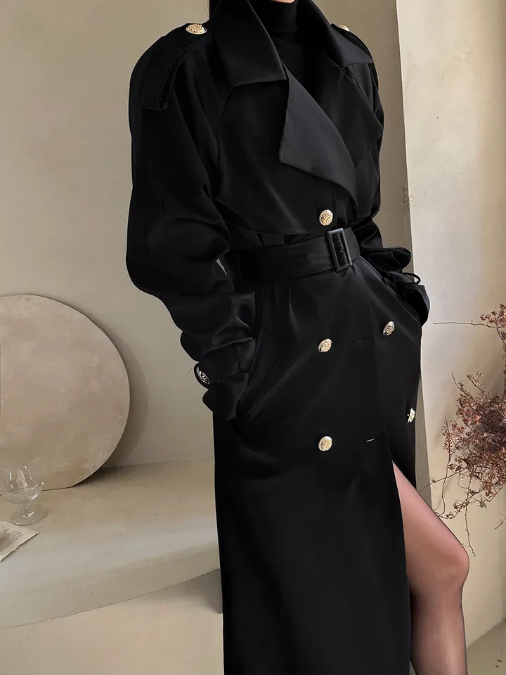 [🖤자체제작🚀바로발송]하이퀄리티 무드 트렌치 코트 상세 이미지 2
