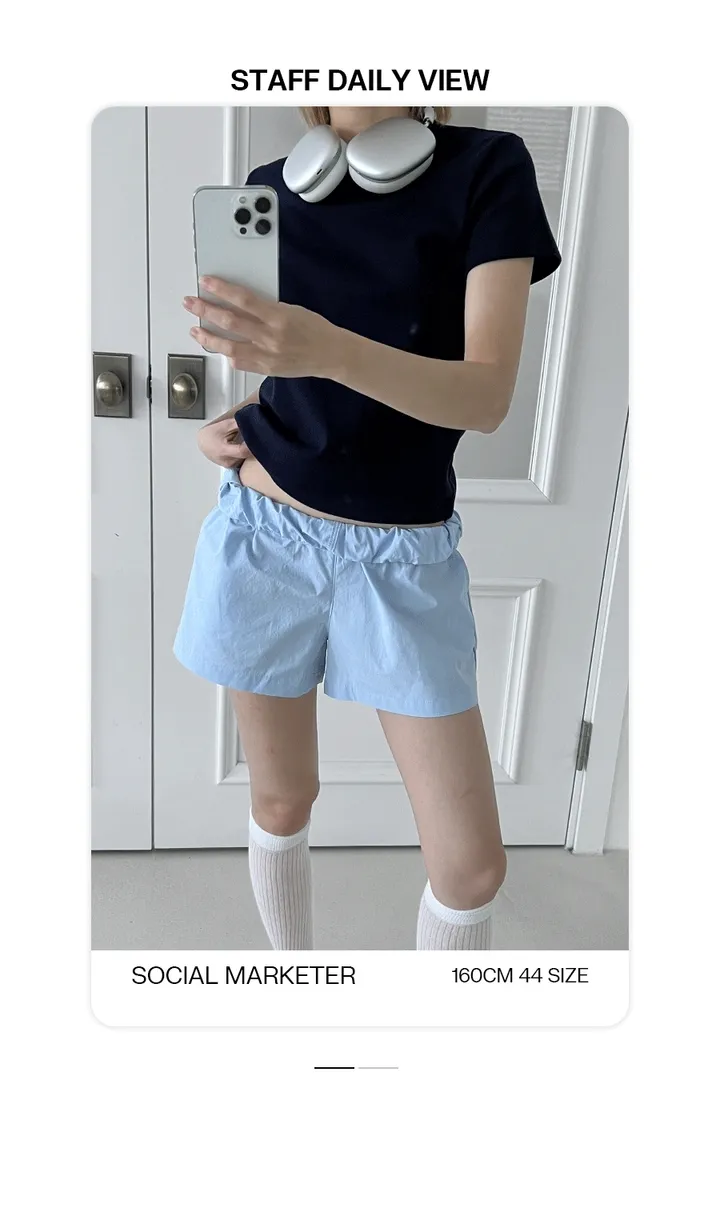 [1만장판매] [B-BASIC] 스탠다드 라운드 반팔티 (2SIZE) [데일리 기본티 무지 기본 상의 반소매 자체제작] 상세 이미지 9