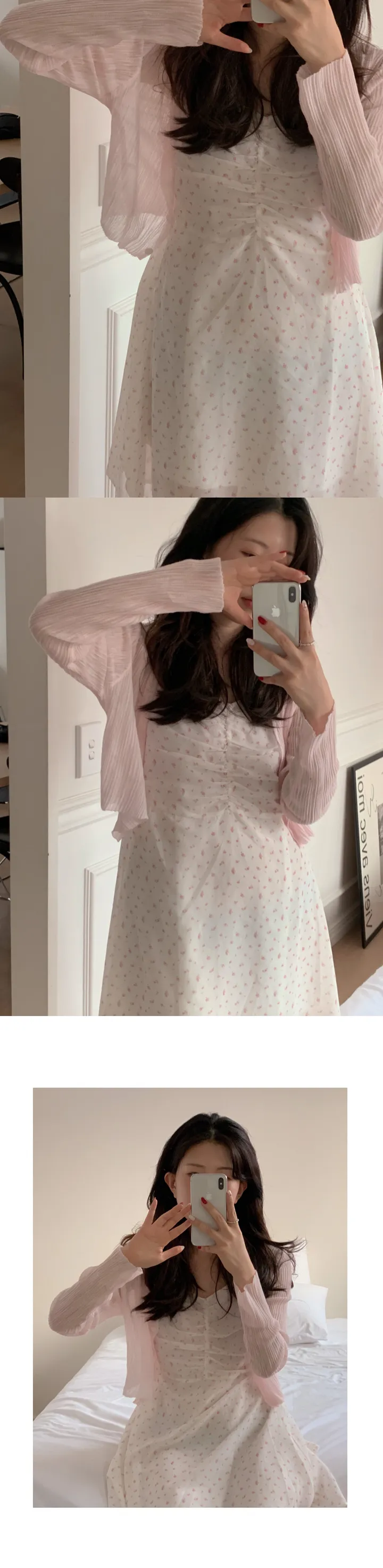 [쿨링감굿🧊]풋사과 가디건 3color 입는게 더 시원한, 시스루 살안타템 여름가디건 상세 이미지 12