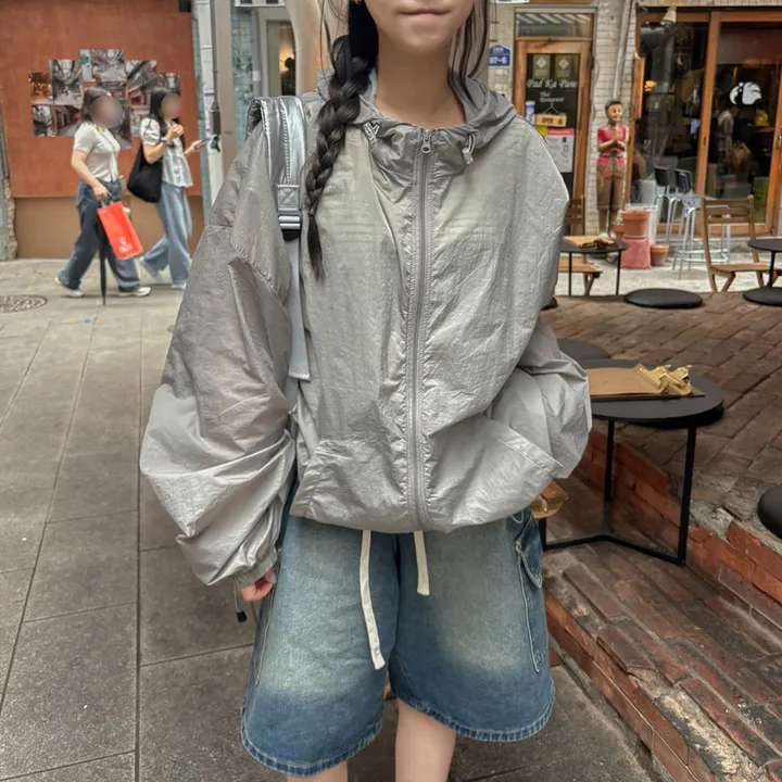 [버뮤다입문👖S~XL] *허리조절* 빈티지 워싱 카고 데님 버뮤다 반바지 5부 숏 팬츠 봄 간절기 청바지 썸머 하프 바지 스트랩 y2k 하이웨스트 하체커버4type 상세 이미지 29