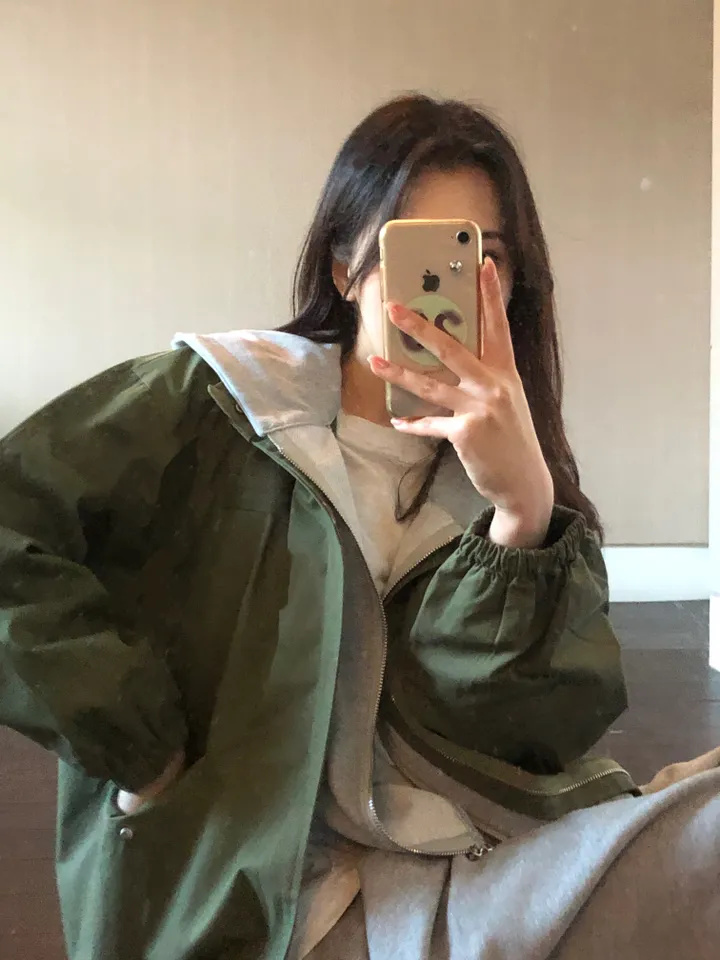 [최저가보장/후드탈부착!] 루즈핏 후드 레이어드 야상 점퍼 누빔 안감있음 -2colo 상세 이미지 51