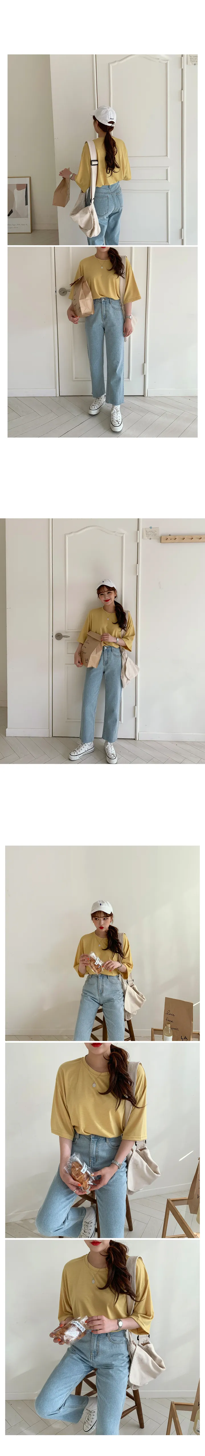 '당일발송'[landmade]인생핏키작녀썸머데님일자팬츠 (2color)'S-XL사이즈' 상세 이미지 70