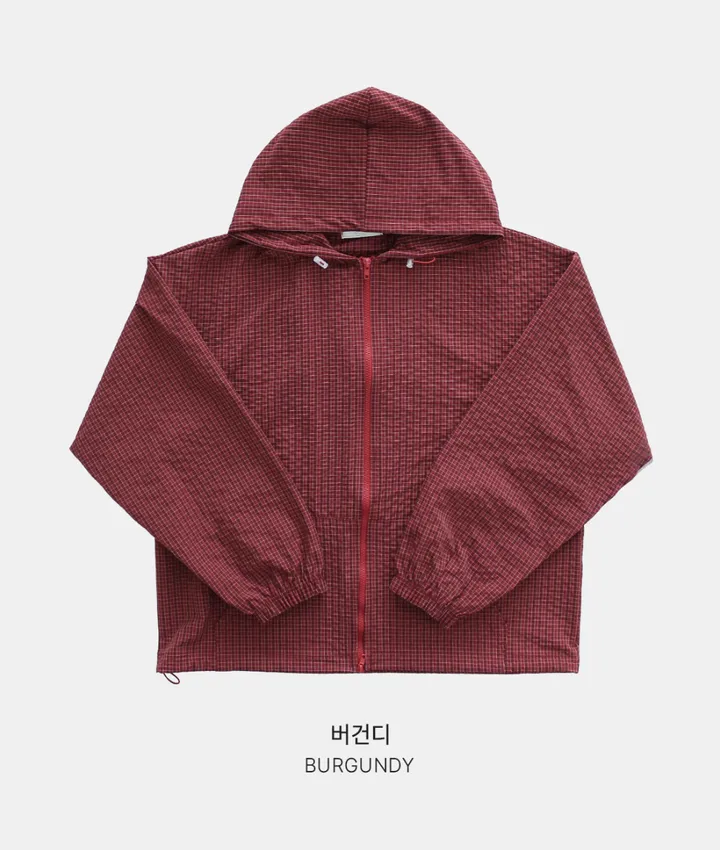 MD픽🩵 베카 체크 투웨이 후드 점퍼(5color) 상세 이미지 46