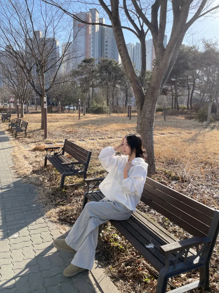 [new버전 크롭 박시핏] 허리 스트링 기본 데일리 간절기 바람막이 상세 이미지 5