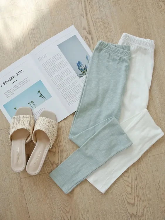 당일 쿨 스판 레깅스 봄 여름 쫄바지 Cool spandex leggings Spring summer tight pants 상세 이미지 21