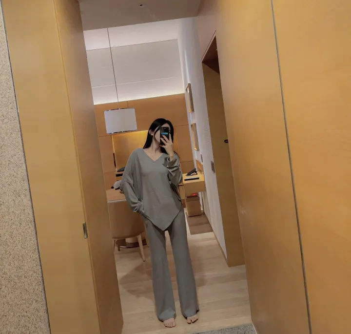 [Made /단품구매가능 /세트3000원할인] 촉촉 촤르르 연유 라떼 트레이닝 세트 여리핏 꾸안꾸 퀄보장 데일리set 핏보장 봄 신상 상세 이미지 107
