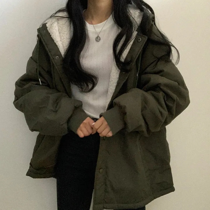 [ 겨울까지 ] 안감 양털 왕따뜻 야상 점퍼 상세 이미지 39