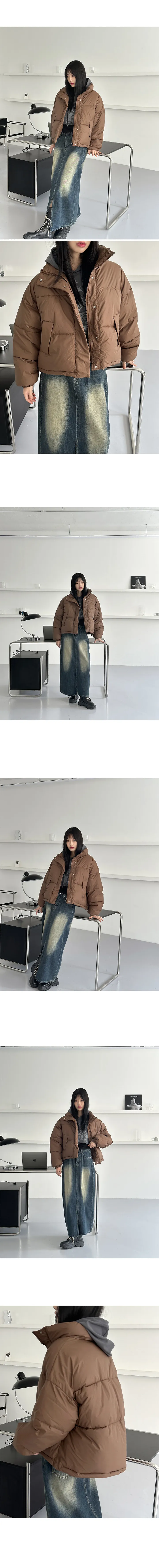 [3천장 판매/기획가] 리처드 베이직 숏 패딩 점퍼 상세 이미지 7