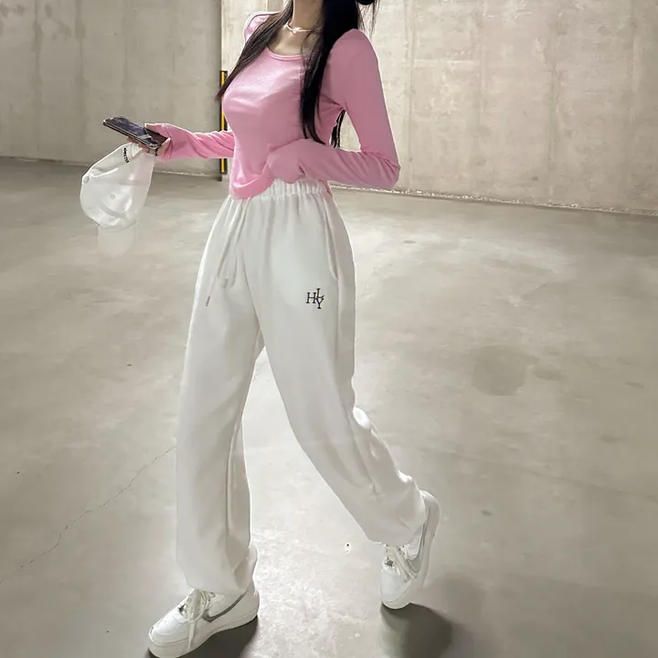 [8color/MADE] 하이퀄리티 웨하스 탄탄 와이드 조거팬츠 봄트레이닝 상세 이미지 9
